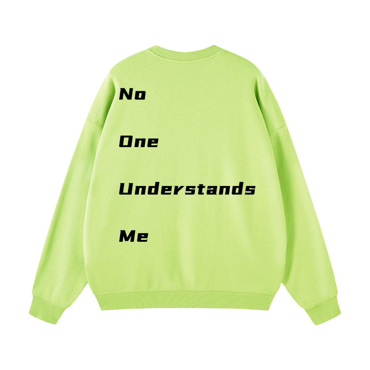 Unisex 100% Cotton Lightweight Oversize Crewneck Sweatshirt (290 GSM)