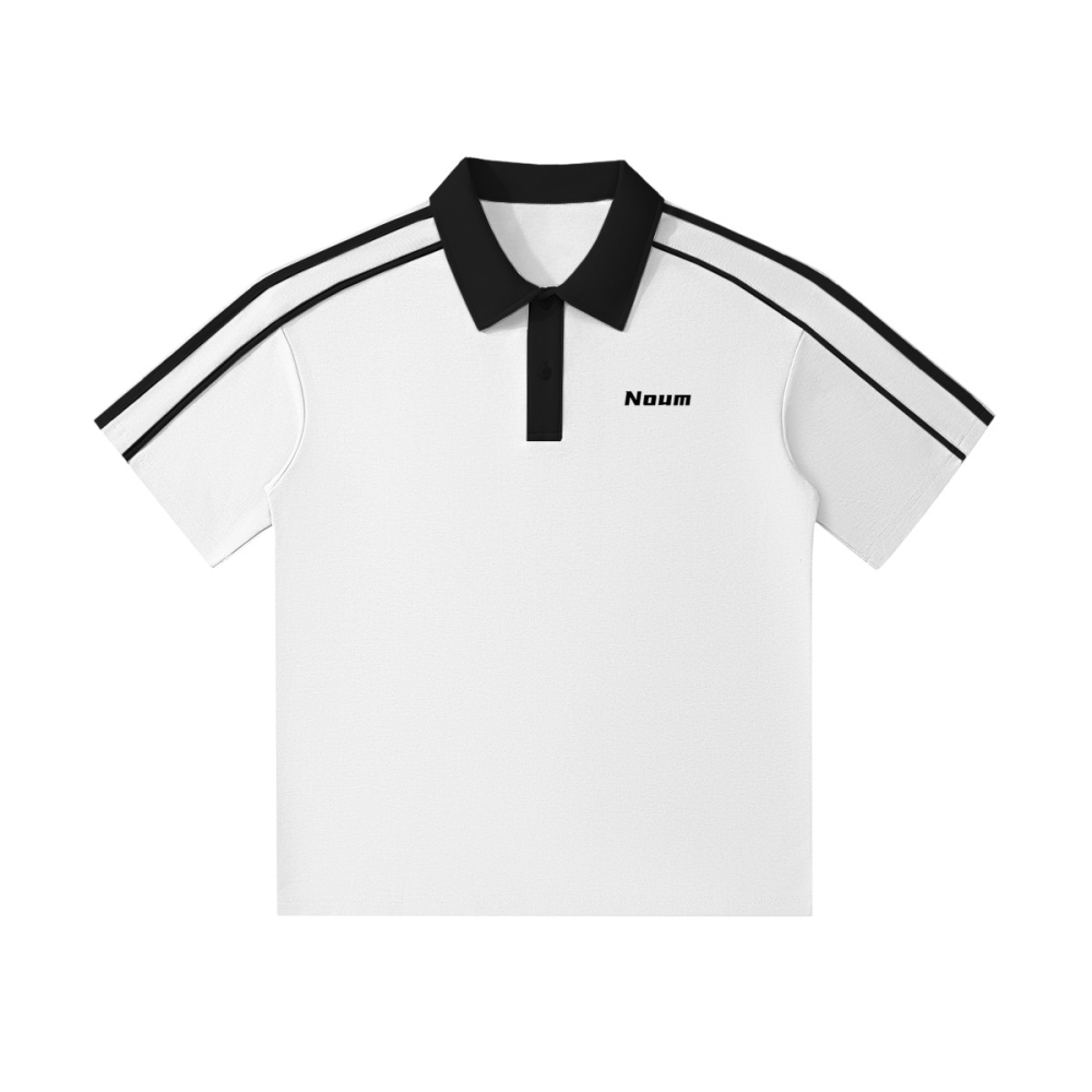 Unisex Contrast Collar Short-Sleeve Polo Shirt(240GSM)
