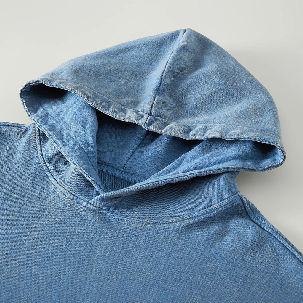 N Oversized Faded Hoodie